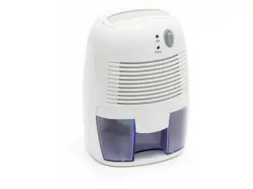 Tigrezy - Dezumidificator cu rezervor de 1,3 l pentru camere de pana la 20 m², Alb, Efect Peltier, Oprire automata