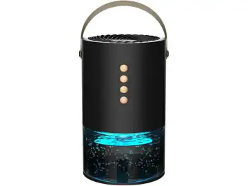 Dezumidificator portabil, mini-dezumidificator, functionare silentioasa sub 48 dB, 3 moduri, timer 4/8/12 ore, oprire automata la rezervor plin, rezervor transparent, consum 33 W, negru, 1.340 ml
