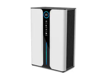 Dezumidificator, Aiorber, rezervor vizibil de 3 L, dezumidificare inteligenta, afisaj digital, mod de repaus, prevazut cu conducta de scurgere, functie auxiliara de uscare a rufelor, alb