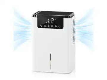 Dezumidificator Dual‑Core, pentru casa, rezervor 2, 5 l, silentios, control inteligent, 220 V, purificator de aer si uscare rufe