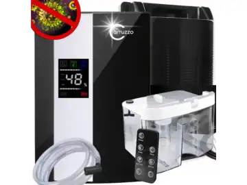 Dezumidificator Caruzzo 2200ml cu purificare aer, timer, alb, 220x120x150mm