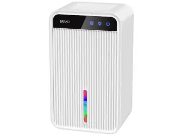 Dezumidificator, 1.1L, 23W, 30dB, temperatura constanta inteligenta, oprire automata plina de apa, mod de noapte, economisire de energie si economie de energie, potrivit pentru intreaga camera, alb