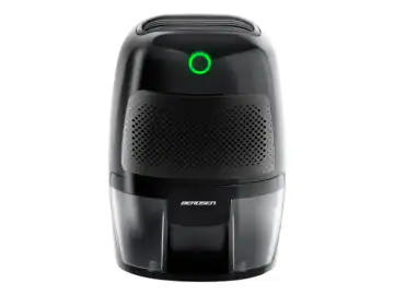 Dezumidificator, rezervor 500 ml, alimentare 220 - 240 V, capacitate 250 ml/ 24h, 30 dB, 23 W, tehnologia Peltier, indicatorul luminos, negru
