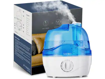 Umidificator de 2, 2 L Pentru Camera Copiilor Cu 28 Db Silentios, Cu Duza Rotativa la 360°, Fara BPA, Oprire Automata, Umidificator Usor de Curatat Pentru Birou, Bebelusi, Plante