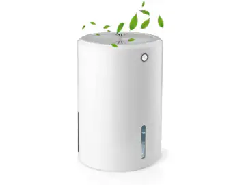 Dezumidificator Compact Enforose, Design Portabil, Functionare Silentioasa sub 40dB, Capacitate 900ml, pentru Spatii Mici