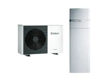 Pachet pompa de caldura Vaillant aer-apa 5.5 kW, unitate externa aroTherm VWL55/5 + unitate interna aroTherm Unitower VW58/5 cu boiler 188 litri
