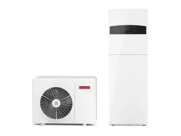Pompa de caldura conectata aer/apa monobloc Nimbus Compact M cu incalzire electrica Ariston 8 kW trifazata