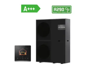 Pompa de caldura aer-apa monobloc Hyundai R290 HYHC-V35WD2RN7, 35 kW, trifazata, clasa A+++