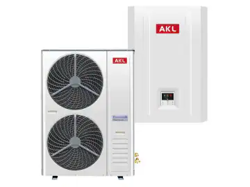 Pompa de caldura aer-apa, 15kW, alimentare monofazata, AOKOL, model ASH-55CHW\FR, Alb