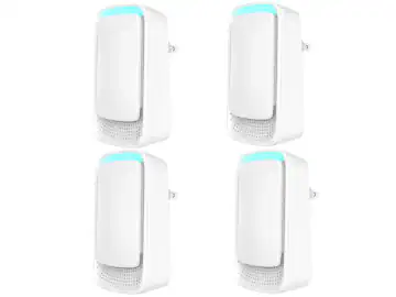 Ionizatoare de aer plug-in pentru casa 4Pack Purificator de aer cu ioni negativi pentru dormitor Odorizant pentru casa, birou, baie si sufragerie (4 buc), LYCENXI®