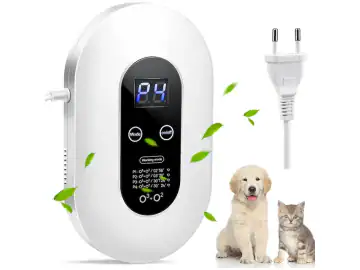 Purificator de aer cu ozon, 5W, 100mg/h, pentru suprafete de pana la 20-40 ㎡, Concentratie de Ioni Negativi 1000000/cm³, 4 moduri functionare, LCD, mini generator de ozon purificator de aer, 5 milioane de ioni negativi, alimentare 220V, alb