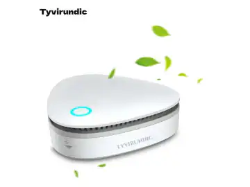 Purificator aer Tyvirundic mini alb 11.5x11.5x4.3cm portabil USB