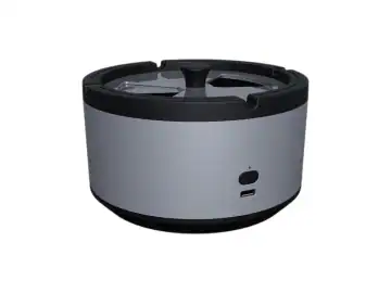 Purificator de aer 2nd Gen, portabil, fara fir, eficient in eliminarea mirosurilor, gri, compact