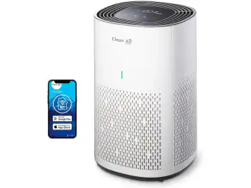 Clean Air Optima CA-505 Smart – Purificator de aer inteligent HEPA cu ionizator, silentios
