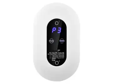 Aparat dezinfectare aer cu ozon AMYMAT, purificator automat antibacterian, design portabil, pentru litiera pisici și baie