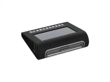 Purificator Inteligent de Aer Auto 2 in 1, Functie de Afisare Numar de Telefon, Cifre cu Efect Luminos, 2 Moduri de Functionare, Acumulator Reincarcabil cu Energie Solara sau USB Type-C, Negru