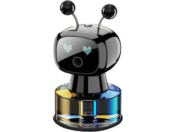 Purificator aer robot inteligent aromaterapie negru 6.5x11cm