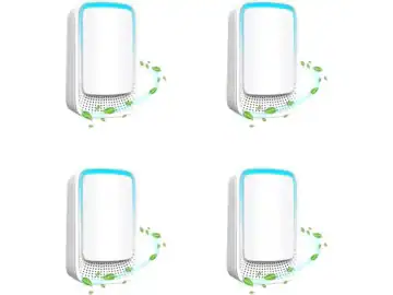 Purificator aer compact ion negativ portabil silent multicolor 1.65x30cm set 4 bucati