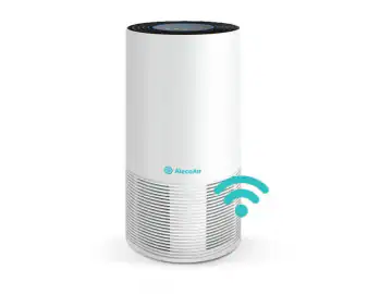 Purificator de aer AlecoAir P40 SMART, Wi-Fi, Lampa UV-C, TRUE HEPA si Carbune Activ, Functie Ionizare, Aplicatie