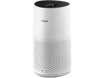 Purificator de aer Philips AC1715/10, seria 1000i, purifica incaperi de pana la 36 m², CADR 300 m3/h, 4 setari manuale de turtie (Nocturn, Turatia 1, 2, Turbo), filtre HEPA si cu carbon activ, conectat cu aplicatia Air+, Mod noctun, Alb