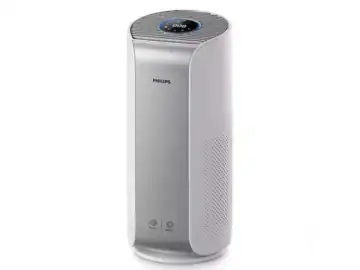 Purificator de Aer PHILIPS AC3059/51, 3 trepte viteza, HEPA, Control aplicatie, Alb-Gri