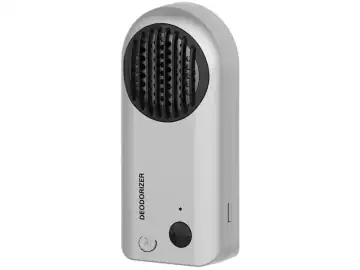 Mini Purificator de Aer cu Ozon pentru Masina, Ila Product®, Moduri Deodorizare si Sterilizare, Elimina Mirosurile Neplacute inclusiv Nicotina, Fara Consumabile, Silentios si Portabil, Conectare USB, Ideal Auto Birou Calatorii, Design Compact, Gri