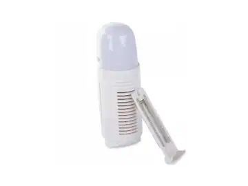 Purificator de aer pentru inlaturarea mirosurilor si filtrare a aerului, lampa LED, 110V - 240V 50/60Hz, ionizare, portabil, alb
