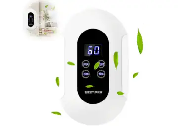 Purificator de aer cu ozon, 5W, 100mg/h, pentru suprafete de pana la 30 mp, LCD, alimentare 220V, alb