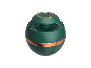 Purificator de aer cu ozon, dezinfectare, portabil, indeparteaza bacteriile si mirosurile, 1500 Mah, potrivit pentru frigidere, dulapuri, dulapuri, masini si spatii mici, 82x84x82MM, alb