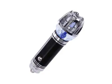 Mini purificator de aer, auto, negru, compact si elegant, usor de asezat in orice autovehicul, functioneaza prin ionizare, captand particulele de praf, polenul si alti alergeni