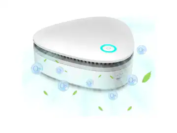 Purificator de aer cu ozon, Fudisenn®, pentru spatii cu suprafete intre 15-30 mp, 3 W, elimina mirosurile, sterilizeaza, pastreaza prospetimea, potrivit pentru dulapuri, bucatarii, dulapuri de pantofi, interioare auto, alb