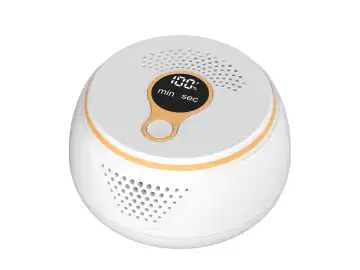 Mini Purificator de Aer cu Ozon Lommad®, Sterilizator Portabil USB Reincarcabil, Dezinfecteaza, Sterilizeaza si Elimina mirosurile neplacute din Masini, Frigider, Dulapuri, Baie, Dormitor, Afisaj Digital, 3 moduri de Purificare si Sterilizare