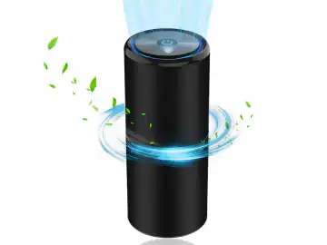 Purificator de Aer Pentru Masina IDAMAKON Purificator Aer Portabil 12 Milioane de ioni Negativi Design Silentios Eliminare Mirosuri Urate Purificare Fum Pasiv Compact Portabil Potrivit