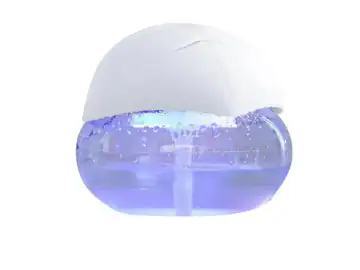Purificator de aer cu apa, 7 LED-uri colorate, alb, 220-230V
