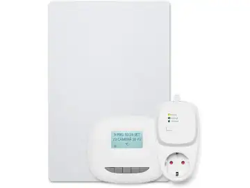 Panou radiant Ofargo Bosch Heat Infrared 4000 P, 4000 W, controler radio, alb, dimensiuni variate