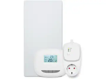 Panou radiant Bosch Heat Infrared HI4000P, 700W, 120 x 60 cm, montaj pe perete, alb