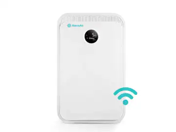 Sistem de ventilatie AlecoAir E40 Revive PRO, alb mat, WiFi, 610x138x386mm