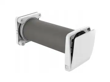 Recuperator de perete, Harmann AIRDOT Easy, 60 m3/h, 7 W, IPX4, 250-500 mm, argintiu