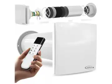 Recuperator de caldura airRoxy 100mm, ceramic, 3 moduri de functionare, 90% eficienta, 250x500mm