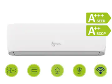 Aer conditionat HomeFort Quartz Crystal 12000 BTU Inverter R32-WiFi