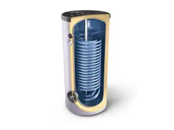 Boiler apa calda 200l cu serpentina marita pentru pompa de caldura