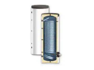 Boiler apa calda 400l cu serpentina marita pentru pompa de caldura
