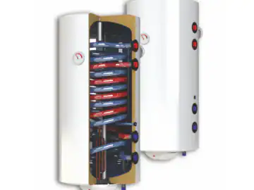Boiler termoelectric cu doua serpentine paralele de 120Litri, 3Kw