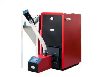 Cazan Mareli mixt lemne/peleti 48kw cu arzator de 52kw