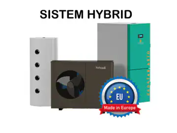 Sistem Hybrid Pompa De Caldura Cu Centrala Pe Peleti 20 24kw