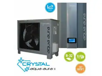 Pompa de caldura aer apa HomeFort Crystal Aqua Aura II 12kW- invertor