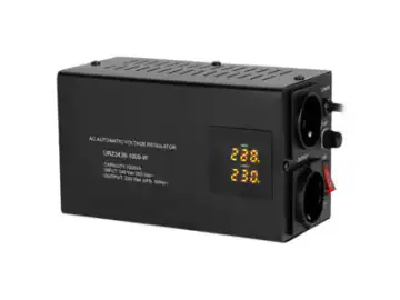 Stabilizator automat de tensiune 1000VA-700W de perete pentru centrala pe peleti