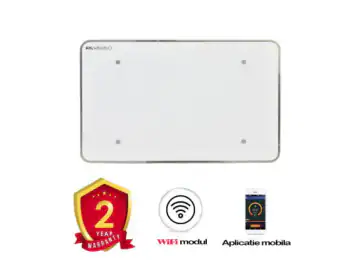 Ventiloconvector REVERSO 3.8kW alb premium ultra slim – WiFi