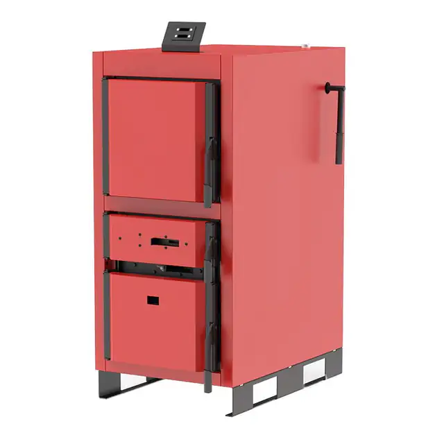 Cazan Pe Lemne Cu Gazeificare 50kw Centrala Termica Mareli Combustibil Solid