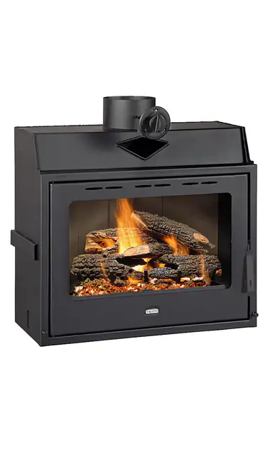 Semineu Focar Pe Lemne Incastrabil Clasic 13kw